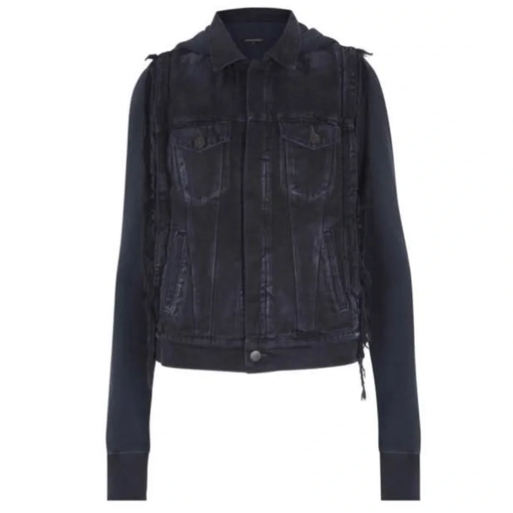 Citizens of Humanity Denim Hoodie Hybrid Jacket